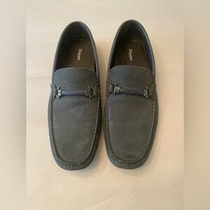 Men’s Dune blue suede loafers